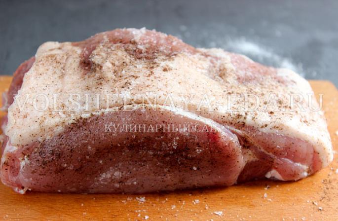 ღორის ხორცი: რეცეპტები ღუმელში ღორის ხორცის გამოცხობა ღუმელში