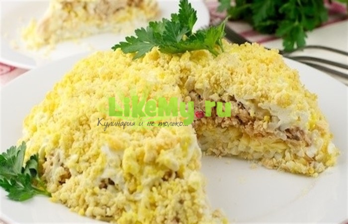 Tatilde yemek pişirmek: Bir elma ile bir mimoza salatası Tatilde yemek pişirmek: Bir elma ile bir mimoza salatası