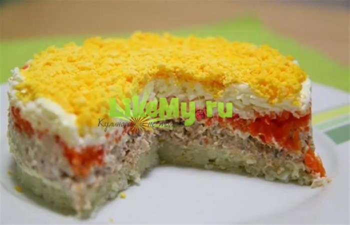 Tatilde yemek pişirmek: Bir elma ile bir mimoza salatası Tatilde yemek pişirmek: Bir elma ile bir mimoza salatası